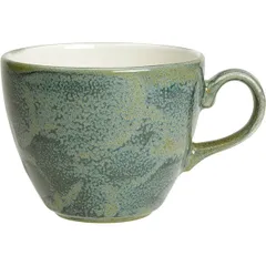 Tea cup “Revolution Jade”  porcelain  228 ml  D=9 cm  green, beige.