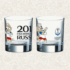 Стакан «Забивака ЧМ» низкий Исланд стекло 300мл