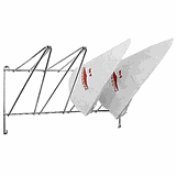 Сушилка наст. для кондит.мешков сталь нерж. ,H=35,5,L=50,5,B=26см металлич.