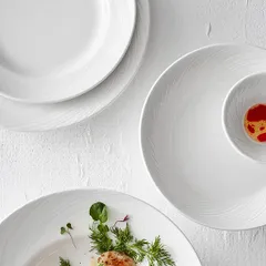 Тарелка «Спайро» мелкая фарфор D=280,H=25мм белый, изображение 4