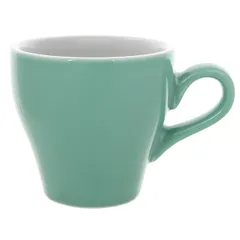 Кружка «Тулип» фарфор 280мл D=90,H=85,L=125мм мятный