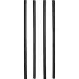 Трубочки без сгиба[1000шт] полипроп. D=7,L=210мм черный