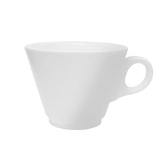 Coffee cup “Simplicity”  porcelain  75 ml  D=65, H=53, L=85 mm  white