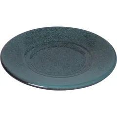 Блюдце «Млечный путь бирюза» универсальное фарфор D=15,5см бирюз.,черный, изображение 3