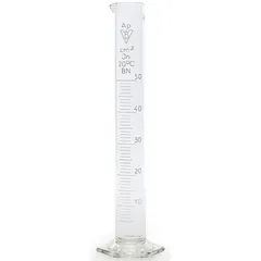 Measuring cylinder GOST-1770-74  glass  50 ml  D=22, H=190 mm  transparent.