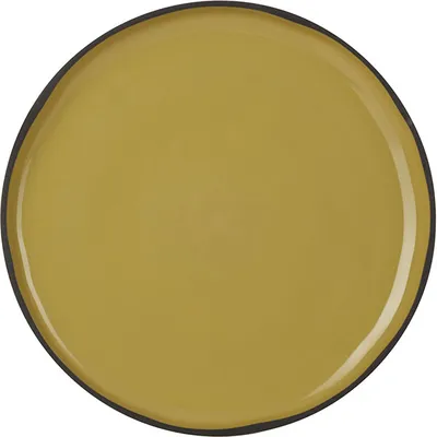 Тарелка «Карактэр» с высоким бортом керамика D=21,H=2см желт., Диаметр (мм): 210