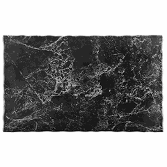 Блюдо для подачи пластик ,H=15,L=265,B=162мм черный,серый