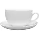 Чашка чайная «Дорота» фарфор 430мл D=113,H=68,L=140мм белый, изображение 2