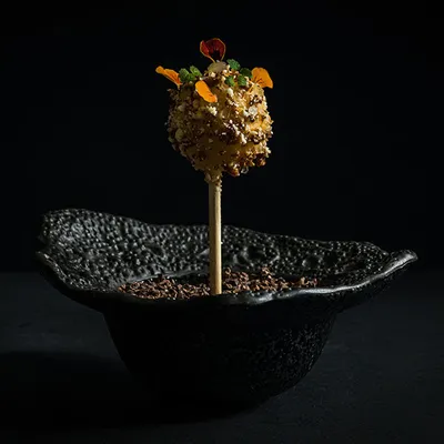 Салатник «Ро Дизайн Бай Эрбиси» керамика D=18,5см черный, изображение 2