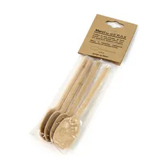 Ложка десертная «Мерси» набор[4шт] дерево ,L=140,B=25мм, изображение 3