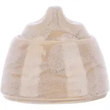 Сахарница «Революшн Сэндстоун» с крышкой фарфор 200мл D=75,H=85мм бежев.