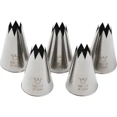 Pastry nozzle “Open star”[5 pcs] stainless steel D=30/12,H=50mm