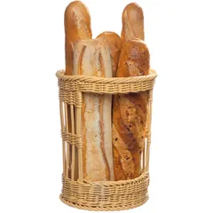 Wicker basket for bread “Profi Line”  polyprop.  D=28/30, H=38cm  St. tree