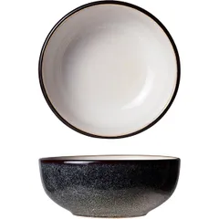 Sauce boat “Ciel Blanc” ceramics 100ml D=90,H=38mm white,black