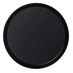 Round rubberized tray “Polytride”  polyprop.  D=35.5 cm  black