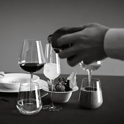 Бокал для вина «Инальто Уно» стекло 380мл D=88,H=207мм прозр., Объем по данным поставщика (мл): 380, изображение 3