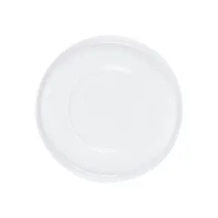 Блюдце «Вейв» фарфор D=14/8см белый