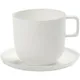 Блюдце для кофейной чашки «Бэйс» фарфор D=124,H=15мм белый, изображение 2