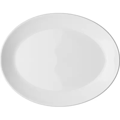 Блюдо «Симплисити» овальное фарфор ,H=23,L=255,B=200мм белый, Длина (мм): 255, Ширина (мм): 200