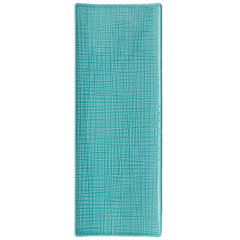 Блюдо прямоугольное фарфор ,L=34,B=13см синий