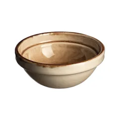 Соусник «Маррон Реативо» фарфор 100мл D=35,H=90мм коричнев.,бежев.