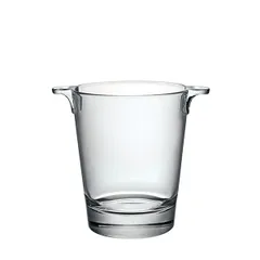 Ice container “Epsilon”  glass  1.3 l  D=18.3, H=16.1 cm  clear.