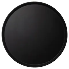 Поднос прорезиненный круглый «Камтрид» стеклопласт. D=405,H=20мм черный