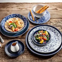 Салатник «Инк легаси» фарфор 0,65л D=205,H=40мм синий, изображение 4