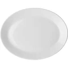 Блюдо «Симплисити» овальное фарфор ,H=28,L=395,B=300мм белый