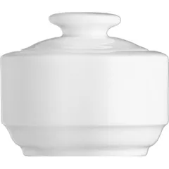 Lid for sugar bowl “Prague”  porcelain  200 ml  D=7, H=4cm  white