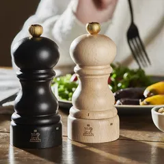 Мельница для перца «Париж Ю Селект» бук,сталь нерж. D=59,H=120мм шоколад.,золотой, изображение 2