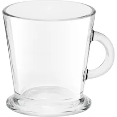 Чашка кофейная «Робаст»[2шт] стекло 180мл прозр.