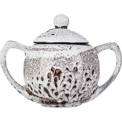 Sugar bowl with lid “Tiramisu” ceramics 400ml D=10,H=13cm