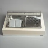 Станция буфетная д/охлаждения овощей и яиц, с охл.эл-том уцененная мдф ,H=30,L=64,B=46см белый