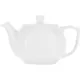 Чайник заварочный «Соло» фарфор 400мл ,H=85мм белый