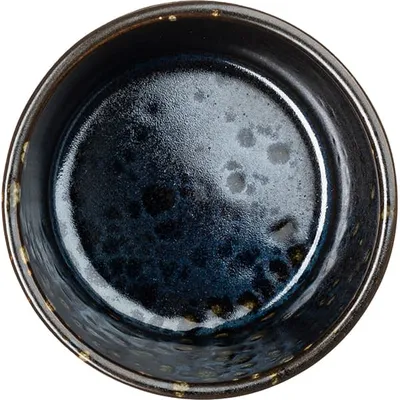 Емкость для закусок «Фобос» керамика 250мл D=95,H=60мм черный,синий, изображение 2