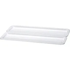 Гастроемкость GN 2/4 фарфор ,H=2см белый