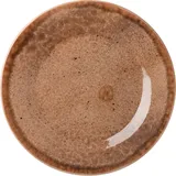 Тарелка «Маррон Реативо» фарфор D=24,H=2см коричнев.,бежев.