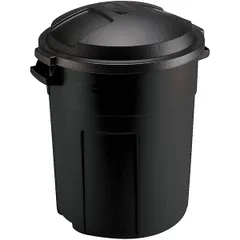 Container for garbage polyprop. 75l ,H=66.3,L=49.5,B=55.3cm black