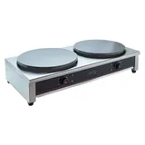 Блинница CP-CM400 сталь нерж.,чугун D=40,H=22,L=90,B=48см 6Квт серебрист.,черный