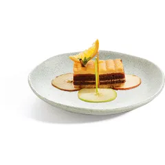 Тарелка «Рокалео Натюр» мелкая фарфор D=20см серый, изображение 2