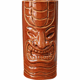 Стакан для коктейлей «Тики» керамика 350мл D=70,H=146мм коричнев.