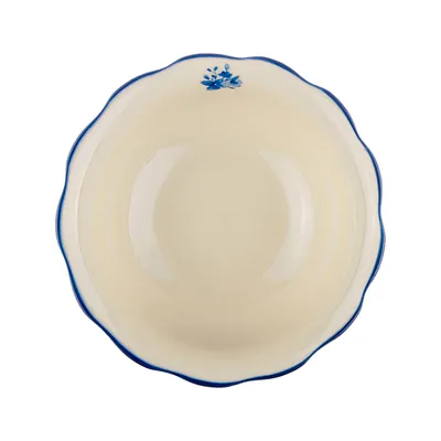Салатник «Фиори» фарфор 350мл D=15см слон.кость,синий, Диаметр (мм): 150, изображение 8