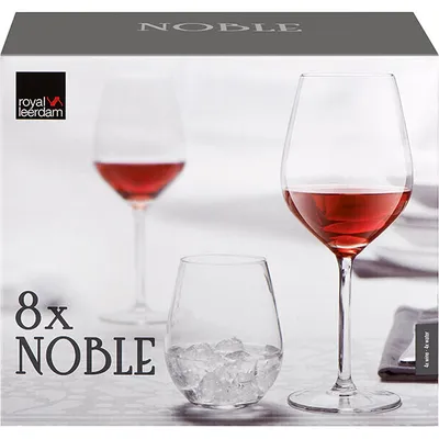 Набор бокалов для вина «Нобль» 500/350мл[8шт] стекло 0,5л D=62,H=235мм прозр.