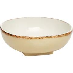 Salad bowl “Terramesa Vit” square  porcelain  270 ml , H=5, L=13, B=13 cm  beige.