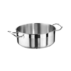 Pan without lid  steel  3.75 l  D=240, H=95, L=360, B=250mm  metal.