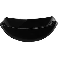 Salad bowl “Kvadrato” glass 300ml ,H=5,L=14,B=14cm black