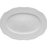 Блюдо «Афродита» овальное фарфор ,H=15,L=240,B=150мм белый