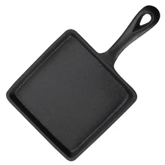 Сковорода «Эмбер Каст Мэтт» чугун ,L=14,B=14см черный, изображение 3