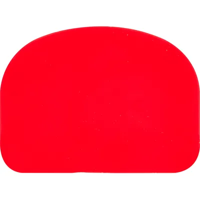 Шпатель кондитерский[10шт] пластик ,L=122,B=90мм красный, изображение 2